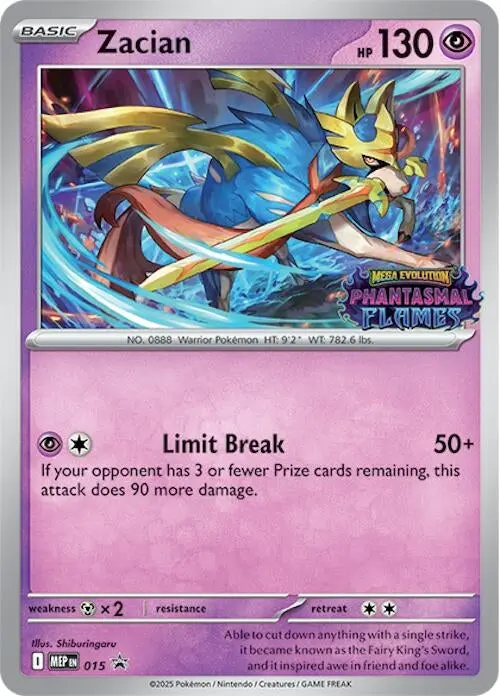 Zacian (Prerelease) (015) (Mep) 1