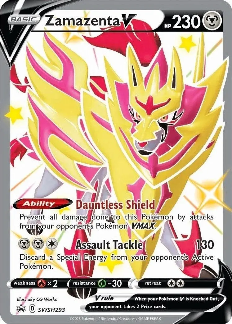 Zamazenta V (Shiny) - Swsh293 (Swsh293) (Swsd) 1