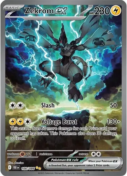 Zekrom Ex (166/086) (Blk) 1