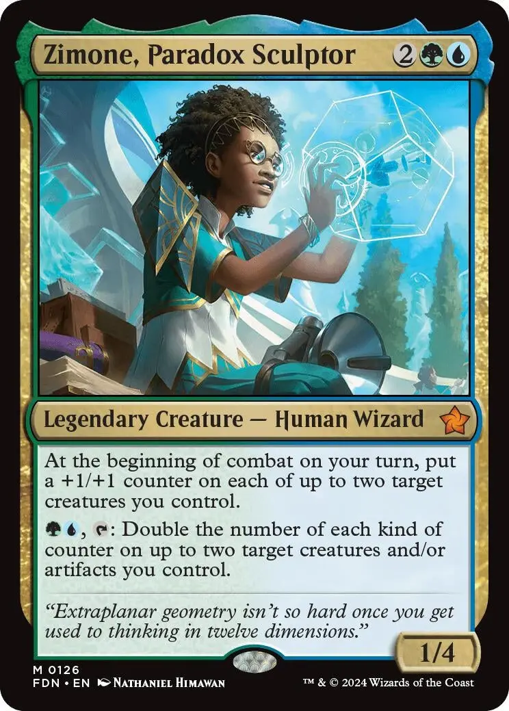 Zimone, Paradox Sculptor (126) (Fdn) 1