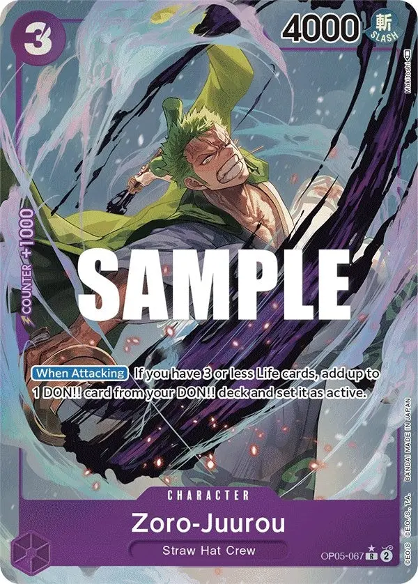 Zoro-Juurou (Alternate Art) (Op05-067) (Op05) 1