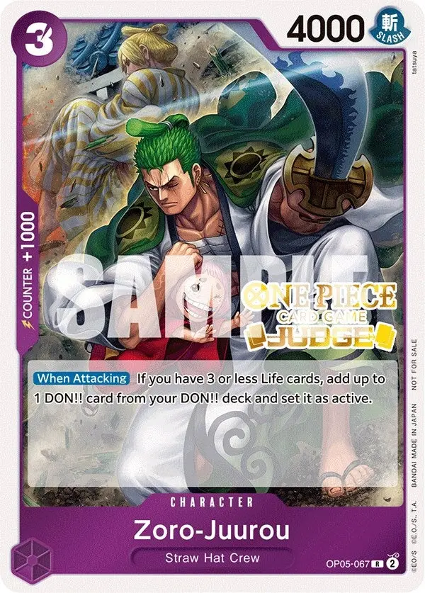 Zoro-Juurou (Judge Pack Vol. 3) (Op05-067) (Op-Pr) 1