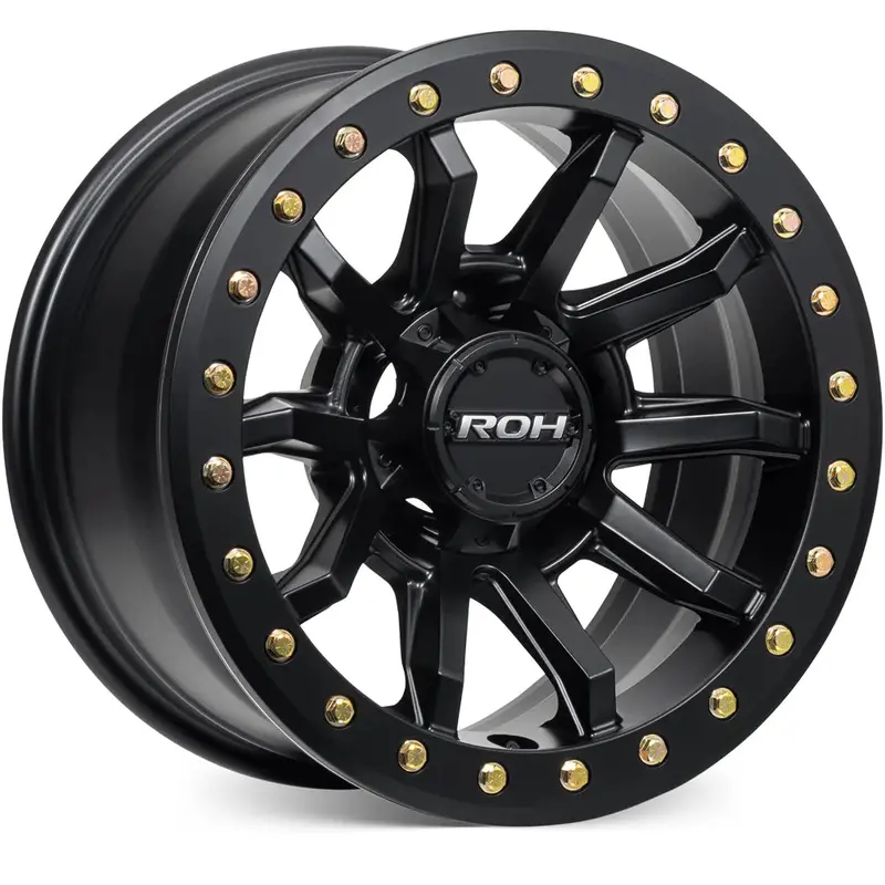 Zullo 5 Wheel In Matte Black Finish By Roh Wheels 1
