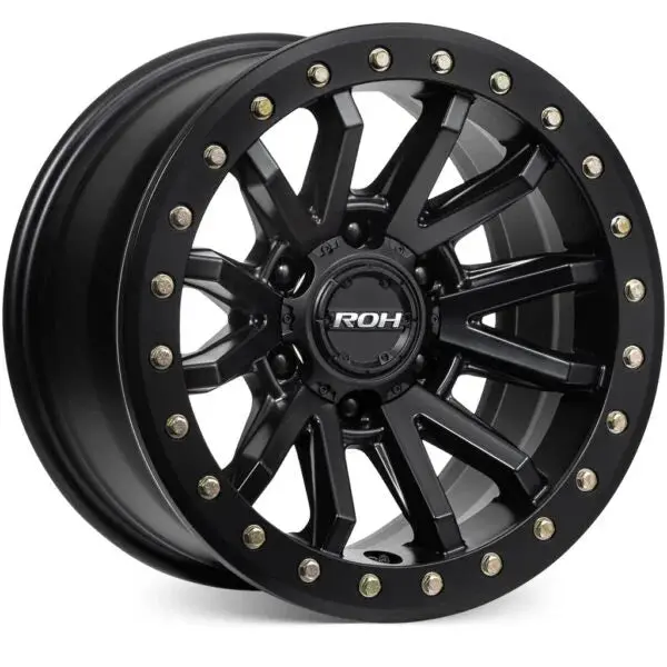 Zullo Wheel In Matte Black Finish By Roh Wheels 1
