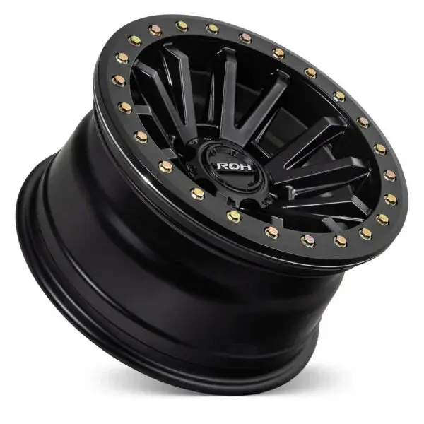 Zullo Wheel In Matte Black Finish By Roh Wheels 2