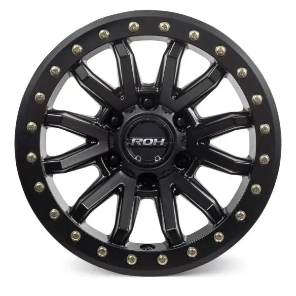 Zullo Wheel In Matte Black Finish By Roh Wheels 3