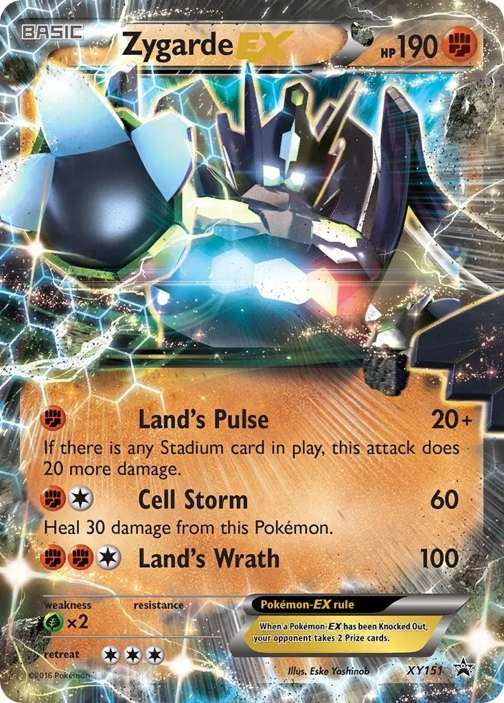 Zygarde Ex (Shiny) (Xy151) (Pr) 1