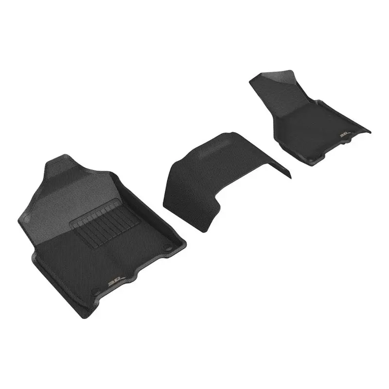 3D Maxpider All-Weather Floor Liners – Kagu Black, Custom Fit For 2019–2024 Dodge Ram 2500 Crew Cab 1