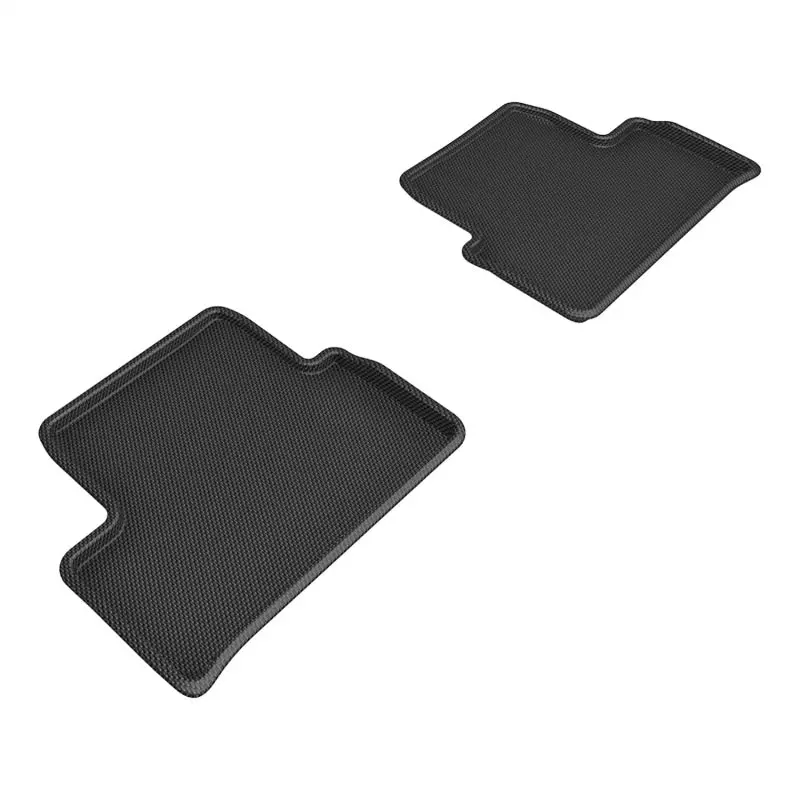 3D Maxpider Kagu Black Floor Mats For 2022–2024 Bmw I4 — R2 Trim 1