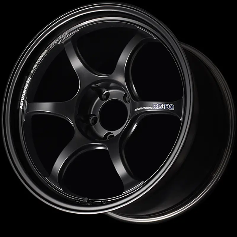 Advan Rg-D2 Truck Wheel – 18X9", 6X139.7Mm Bolt Pattern, 112Mm Center Bore, Zero Offset, Semi-Gloss Black 1