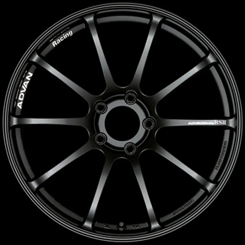 Advan Rsii 19X11.0 / +51 Offset / 5-130 / 71.6Mm Bore / Semi Gloss Black 1