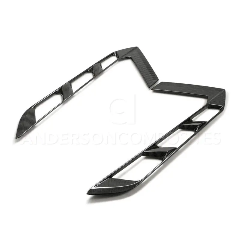 Anderson Composites Carbon Fiber Rear Hatch Vents For 2020–2021 Chevrolet Corvette C8 1