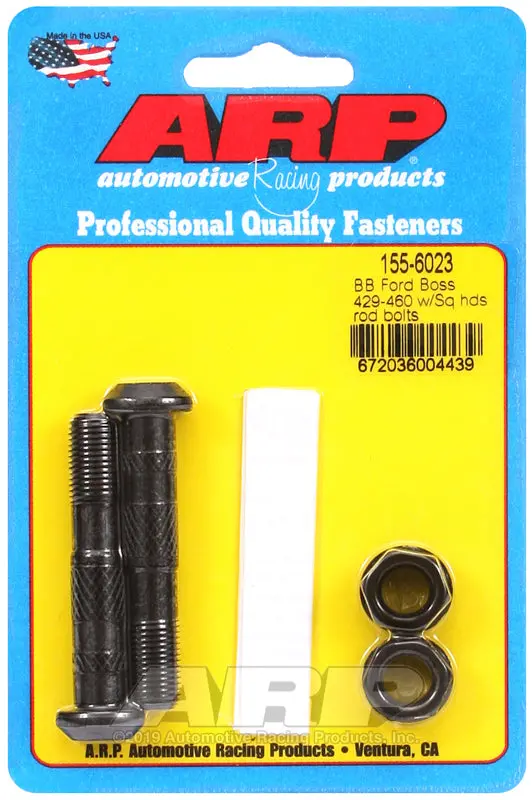 Arp Rod Bolt Kit For Ford Big Block 429–460 Engines – Square-Head Design, Qty 2 1