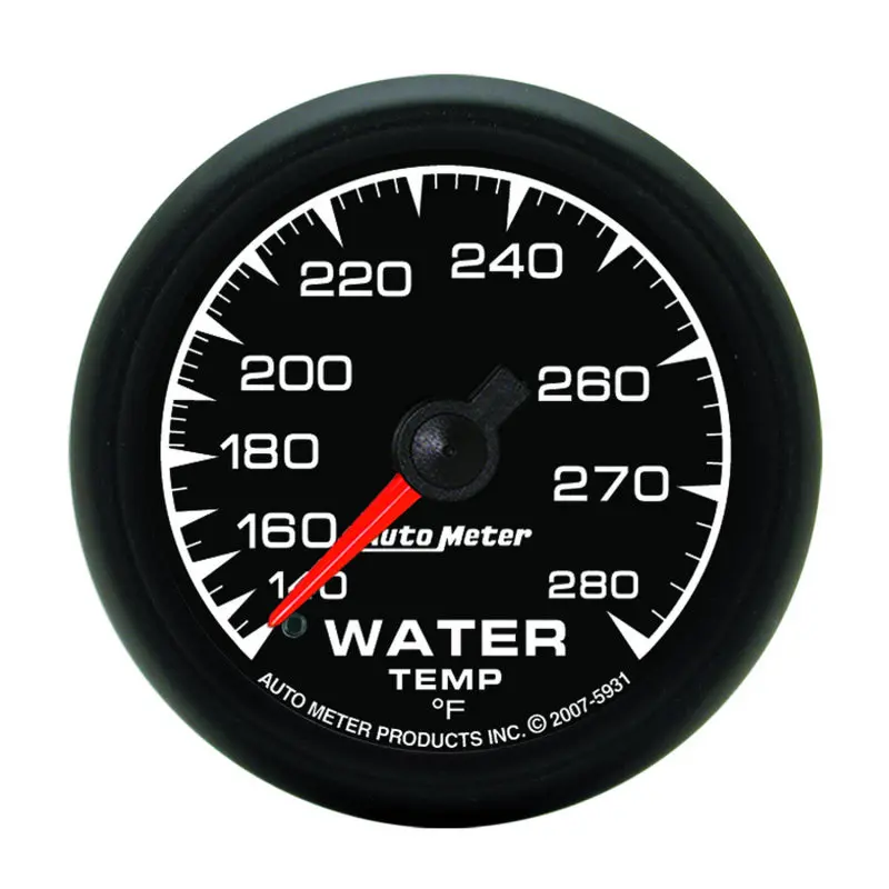 Autometer Es 52Mm 140-280 Deg F Mechanical Water Temperature Gauge 1