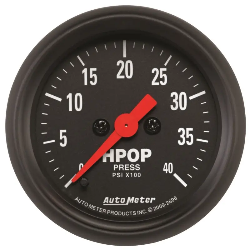 Autometer Z-Series 2-1/16-Inch Oil Pressure Gauge – 4,000 Psi Range With Digital Stepper Motor 1