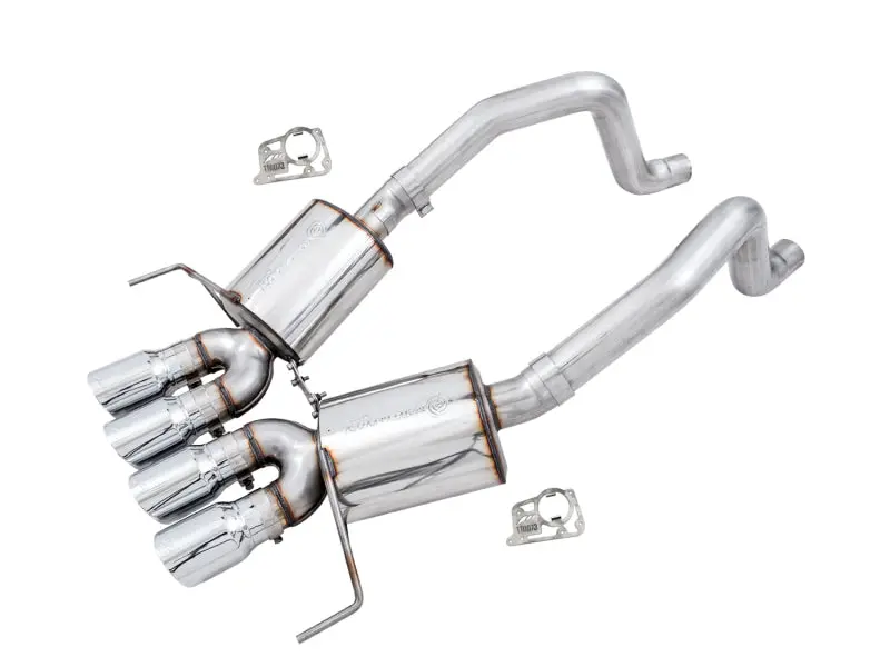 Awe Tuning 14-19 Chevy Corvette C7 Z06/Zr1 (W/O Afm) Touring Edition Axle-Back Exhaust W/Chrome Tips 1