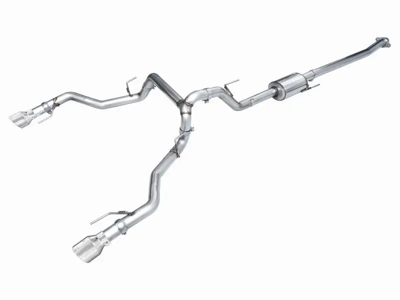 Awe Tuning Non-Resonated Cat-Back Exhaust For 2021+ Ford F-150 Tremor – Chrome-Silver Tips, Bumper Cutout Compatible 1