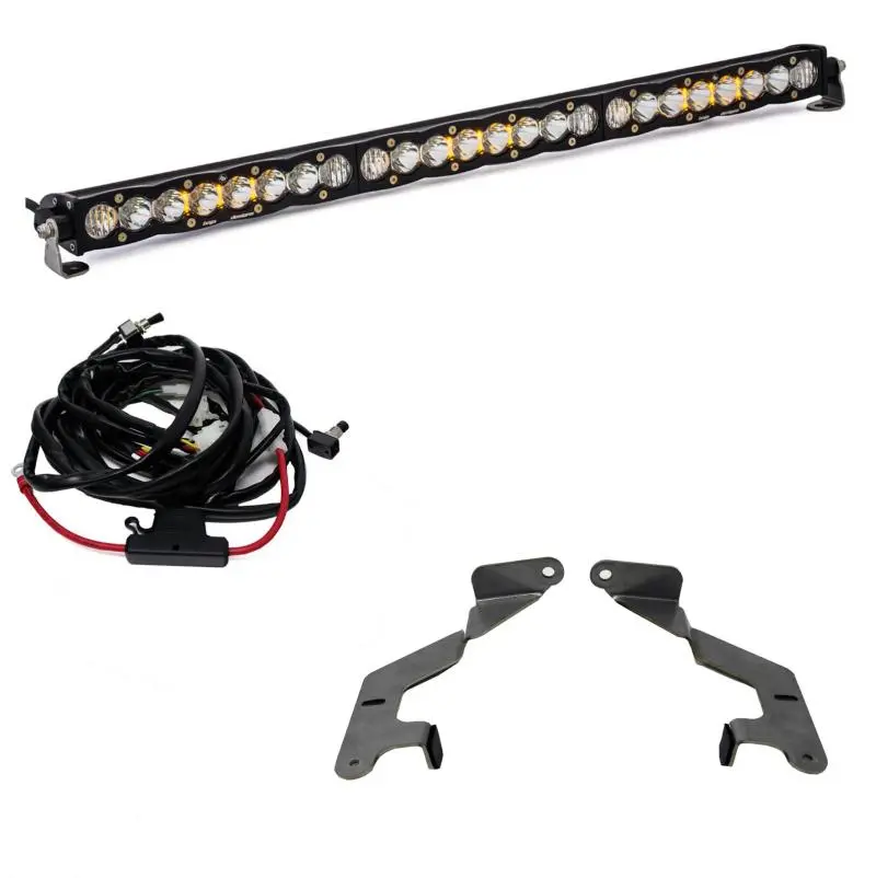 Baja Designs 30" Grille-Mount Led Light Bar Kit For 2014+ Toyota Tundra – S8 Driving Combo 1