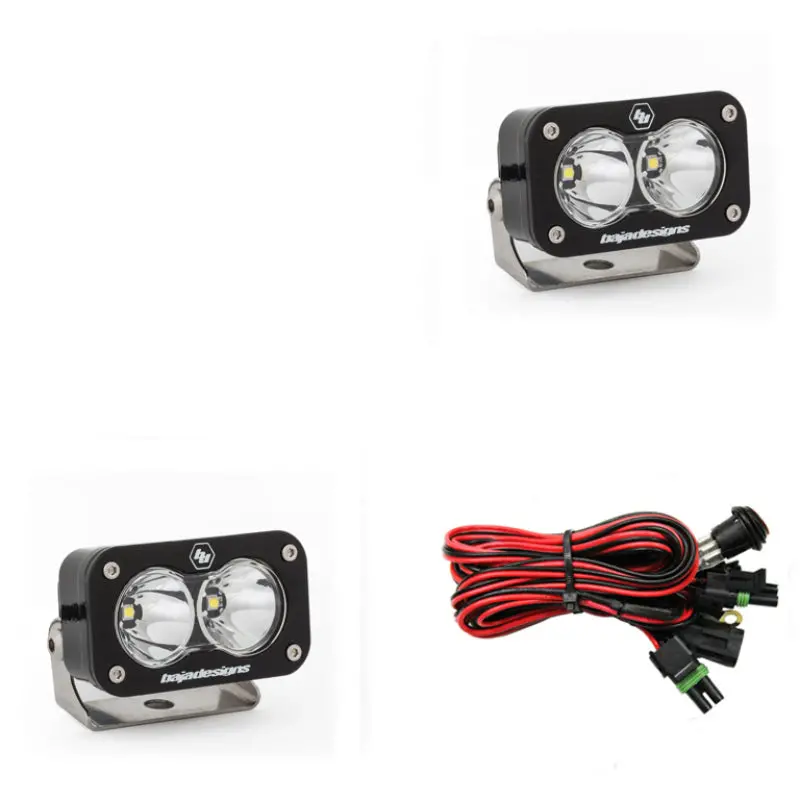 Baja Designs S2 Pro Led Light Pods – Work/Scene Beam Pattern (Pair) 1