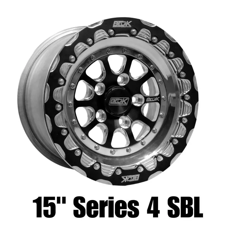 Belak Series 4 Non-Beadlock Off-Road Wheel – 15X10″, 7″ Backspace, 5X4.75″ Bolt Pattern, High-Pad Design 1