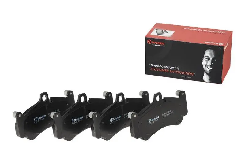Brembo 09-11 Bmw Z4 Rear Premium Nao Ceramic Oe Equivalent Pad 1