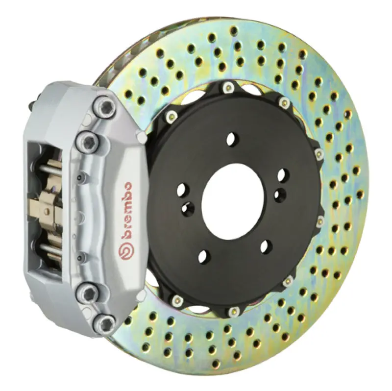 Brembo Front Gt Big Brake Kit For 2016+ Mazda Mx-5 Nd – 4-Piston Calipers With 328X28Mm Drilled Two-Piece Rotors (Black Finish) 1