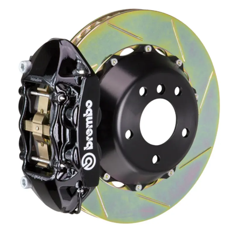Brembo Rear Big Brake Kit For 2016–2021 Toyota Land Cruiser J200 – 4-Piston Calipers, 380X28Mm Slotted Two-Piece Rotors (Type-1, Black) 1