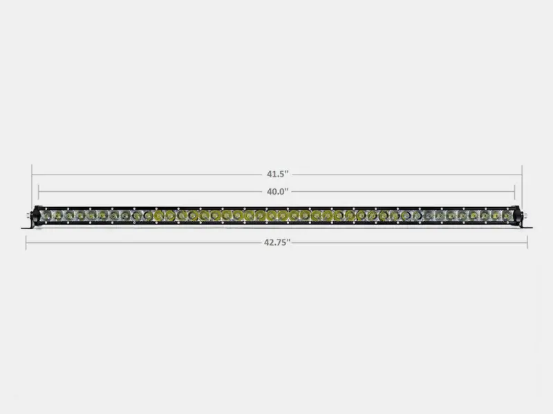 Cali Raised 42 Slim Single Row Led Bar 1