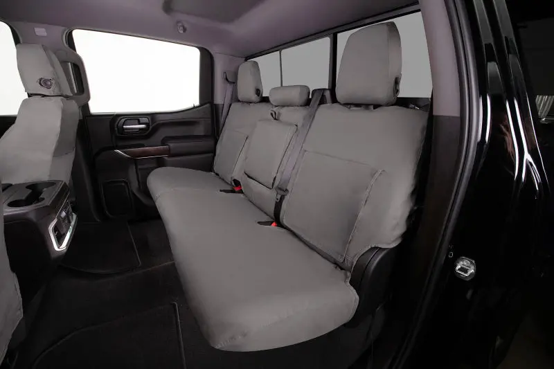 Covercraft Polycotton Front-Row Seat Covers For 2010–2015 Mercedes-Benz Sprinter — Misty Grey 1