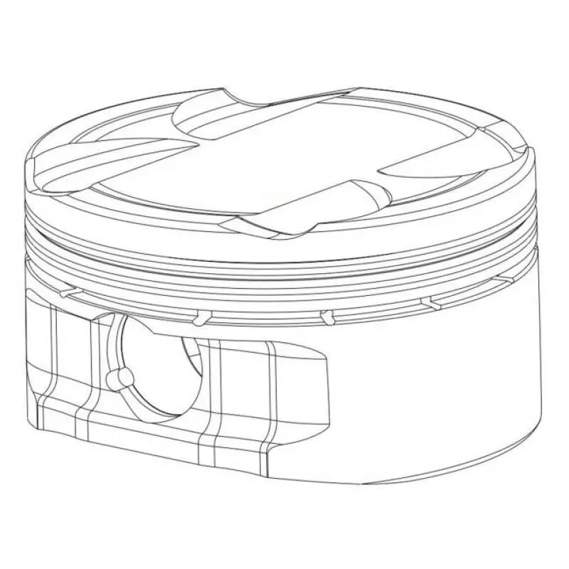 Cp Pistons & Rings For Acura B18C1 – 81.5Mm Bore, +0.5Mm Oversize, 11.0:1 Compression Ratio 1