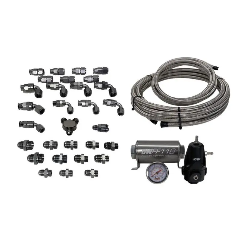 Deatschwerks X2 Series Fuel Pump Module For 2008+ Subaru Wrx/Sti – Includes -8An Feed & -6An Return Plumbing 1