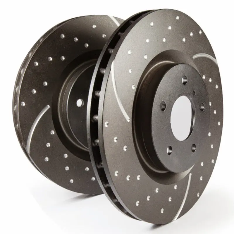 Ebc Gd Slotted Front Brake Rotors For 2009–2011 Kia Soul 1.6L (Gd Series) 1