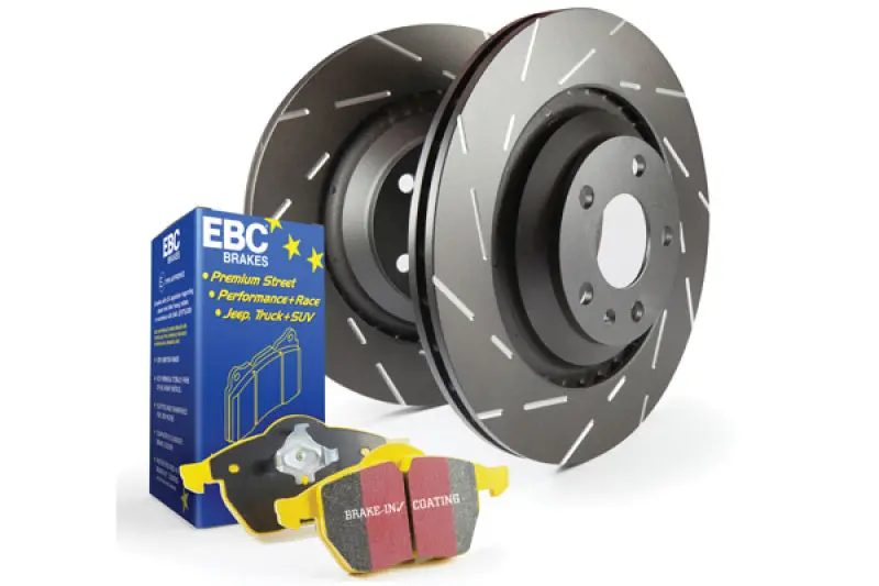 Ebc Yellowstuff High-Performance Brake Kit: Pads + Usr Slotted Rotors 1