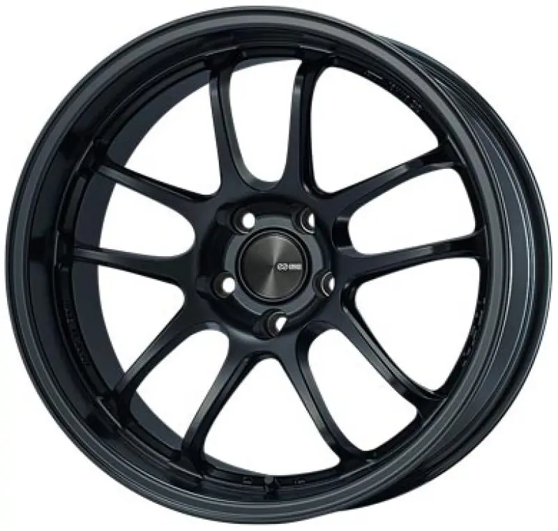 Enkei Pf01Evo Matte Black Forged Wheel – 17X9", 5X114.3, 12Mm Offset, 75Mm Center Bore 1