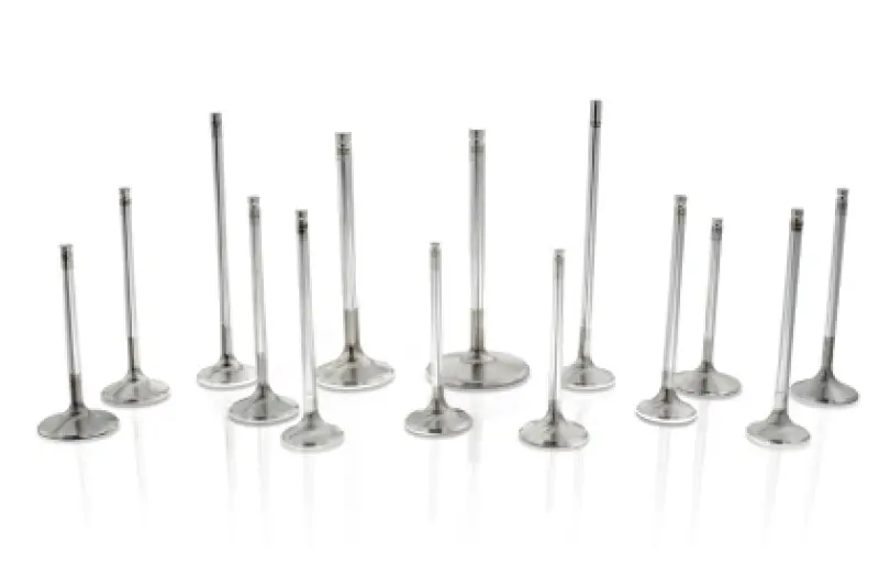 Ferrea Super-Flo Competition Intake Valves For Ford 5.0L – 1.485" Stem, 0.2355" Thickness, 4.75" Length, 12° Angle (Set Of 16) 1