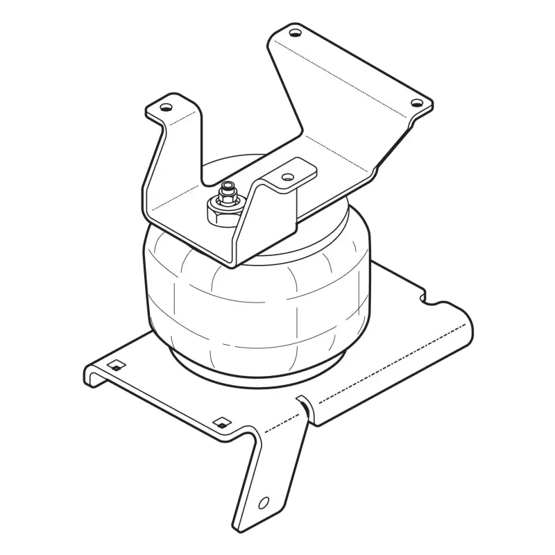 Firestone Ride-Rite Rear Air Helper Spring Kit – Model W217602423 For 2003–2009 Gm G1500 Trucks 1