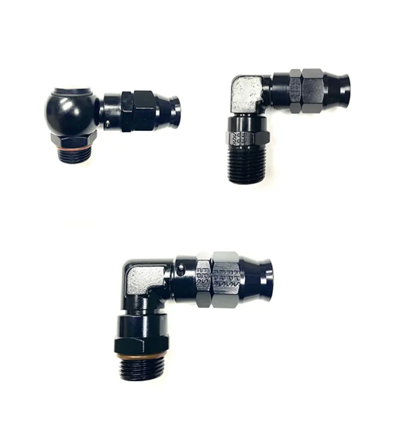 Fragola -10An 90-Degree Real Street Hose Fitting – 1/2" Npt Male Thread 1