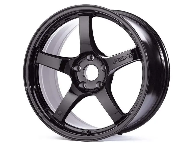 Gram Lights 57Cr Forged Aluminum Wheel — 18X9.5", +38Mm Offset, 5X114.3, Glass Black Finish (Minimum Order: 20 Units) 1