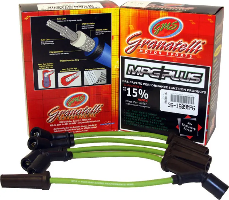 Granatelli Mpg Plus Ignition Wire Set – For 1997–2000 Pontiac Grand Prix 3.8L V6 1