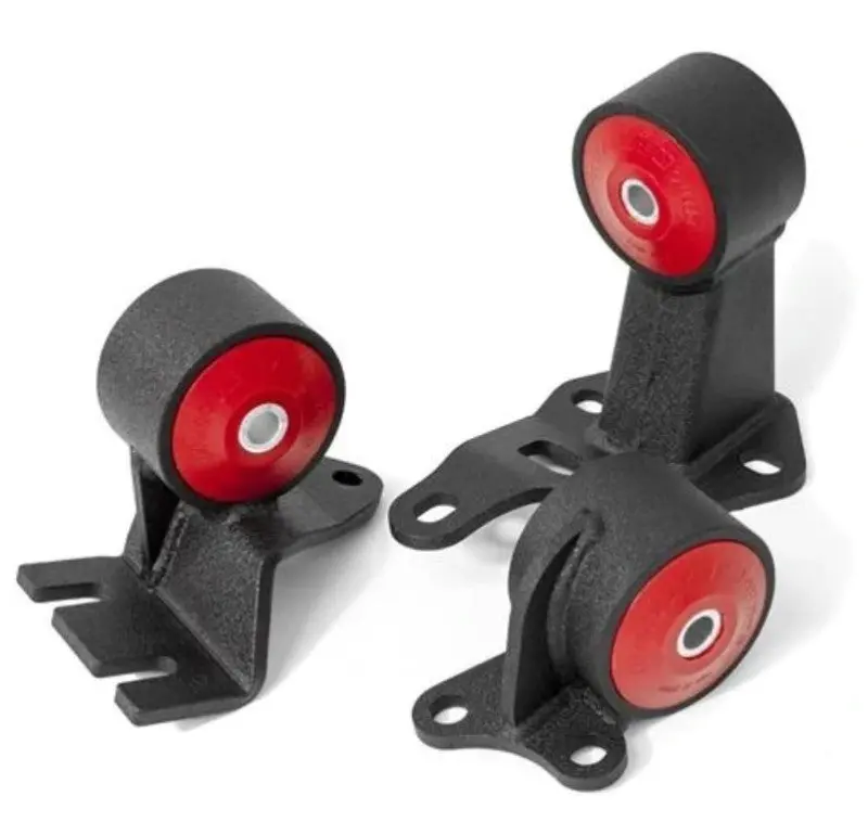 Innovative Black Steel Engine Mounts With 95A Bushings For 1988–1991 Honda Civic B-Series (Cable-Operated) 1