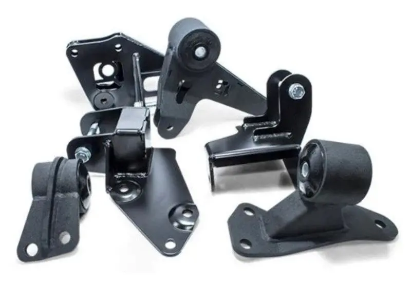 Innovative Motor Mounts – Silver Aluminum With 75A Bushings For 1996–2000 Honda Civic K-Series & Manual Transmissions 1