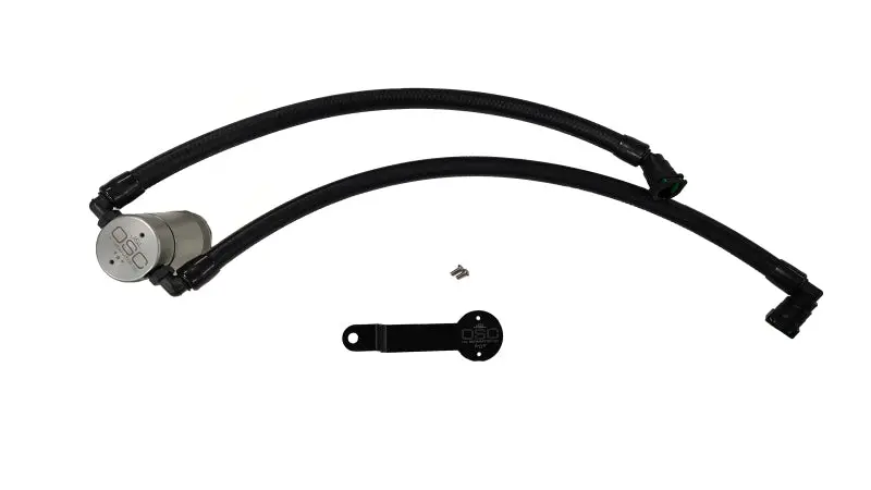 J&L Clear Anodized Oil Separator For 2019–2025 Ram 1500 3.6L With Pcv-Side Mount 1