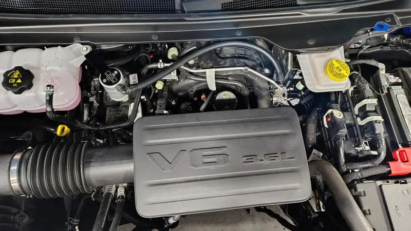 J&L Clear Anodized Oil Separator For 2019–2025 Ram 1500 3.6L With Pcv-Side Mount 2