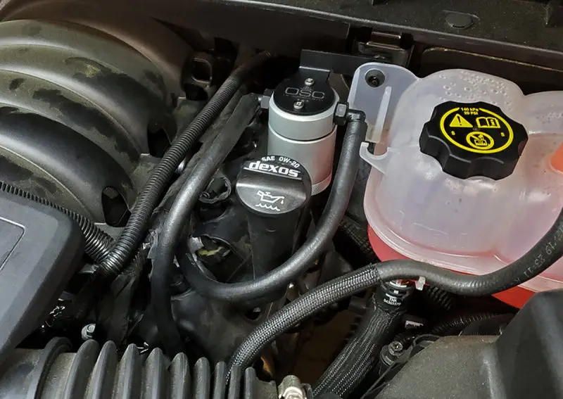 J&L Oil Separator For 2019–2023 Chevrolet Silverado/Gmc Sierra 1500 (5.3L V8) – Driver-Side, 3.0-Gallon Capacity, Clear Anodized Finish 2