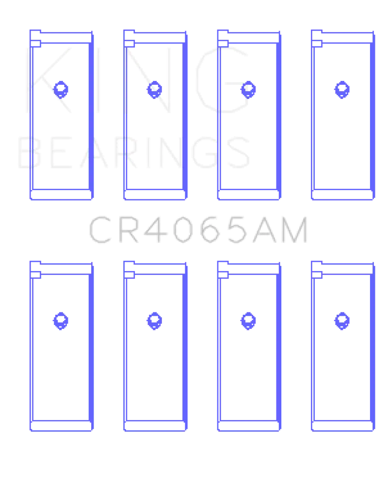 King Performance Rod Bearing Set — +0.25Mm Oversize — For Nissan Ka24De And Ka24E 2.4L L4 Engines (1989–1997) 2