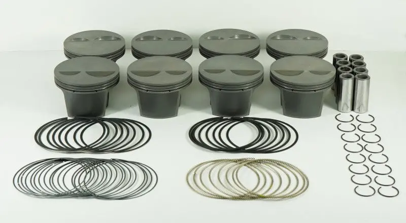 Mahle Ms Forged Piston Set For Small-Block Chevy – 388Ci, 4.060″ Bore, 3.750″ Stroke, 6.125″ Rod, .0927″ Pin, –2Cc Dish, 11.6:1 Cr (8-Piece) 1