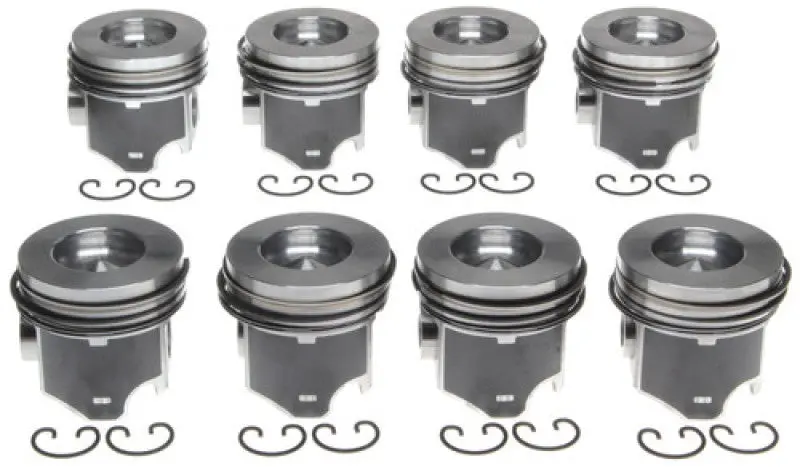 Mahle Oe Replacement Piston Set – Left-Hand Side, 4-Piece, For Gmc 6.6L Duramax Diesel (2001–2005) 1