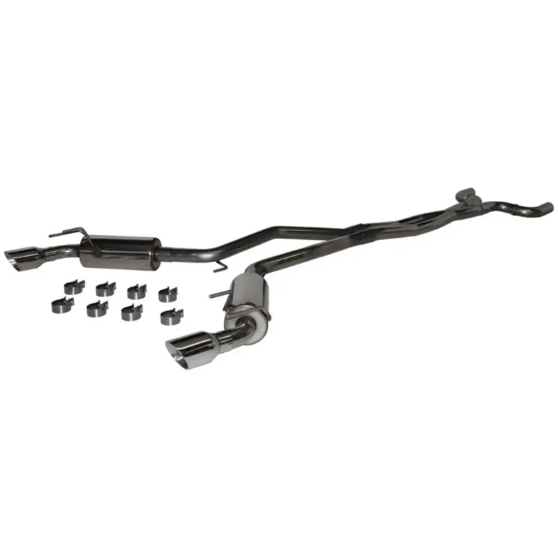 Mbrp Dual Rear Exhaust System With Round Tips For 2010 Chevrolet Camaro V6 3.6L (Convertible Model Requires Adapter Mbrpad1710) 1