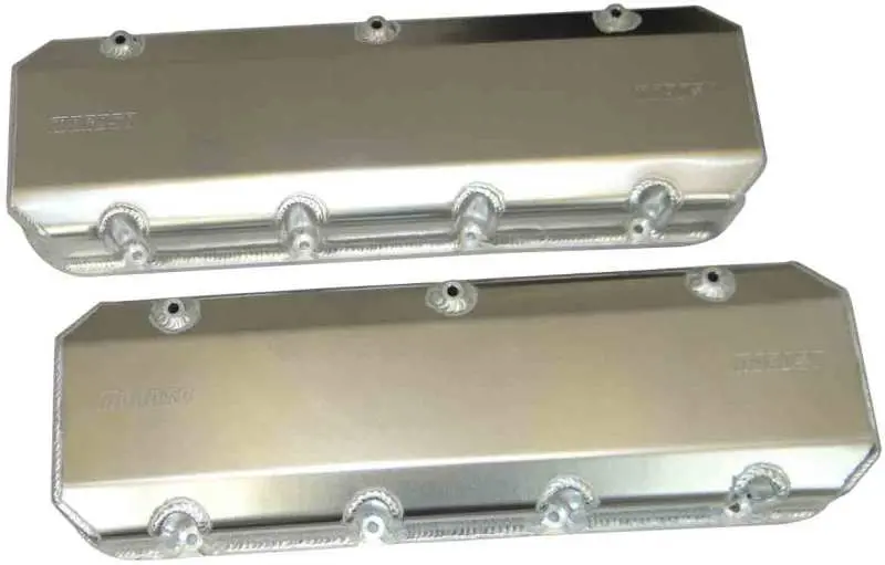 Moroso Aluminum Valve Cover Set For Brodix Sr20/Dart Pro1 Heads – 3-Inch, With Exhaust Pockets & Intake Tubes 1