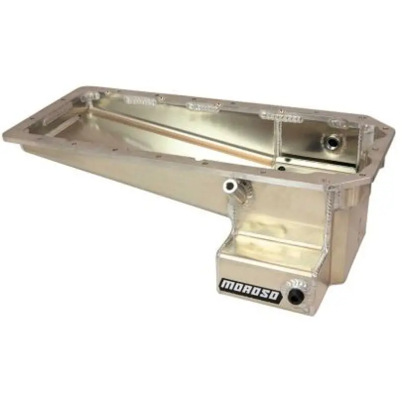 Moroso Baffled Front-Rail Oil Pan For Chrysler Gen Iii Hemi (5.7L/6.1L/6.4L) – 7.625″ Depth, Road Race Optimized 1